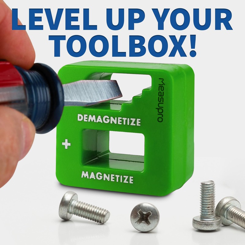 MeasuPro Demagnetizer and Magnetizer - Green - 3 Pack -