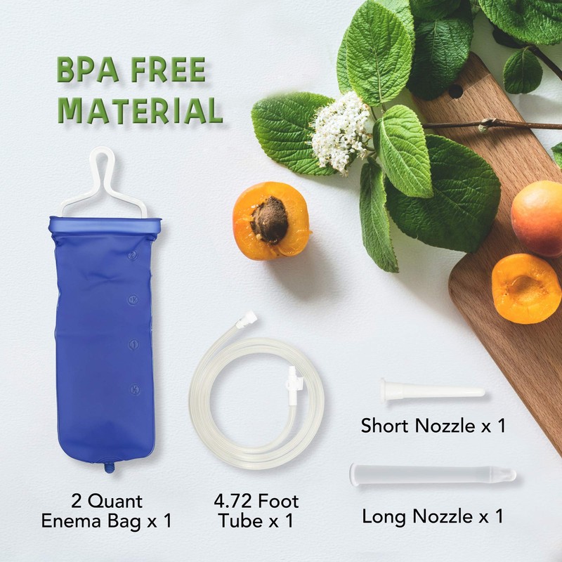 TopQuaFocus Enema Bag Kit Home Coffee Enema Irrigator Set Travel
