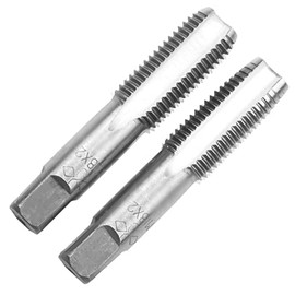Aceteel M18 X 2.0 Metric Hand Tap, Right Hand M18 X 2.0mm Threading Hand Tap 1Pair
