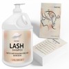 SVECKE Eyelash Shampoo, 128 fl.oz/3.78L, with 50 Lash Extension Aftercare