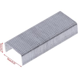 Galepromot 1Pc Sliver Staples,Universal Staples, No.10-1M,Metal, No.10 Binding,Mini Staple Office