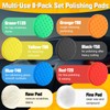 8 Pcs Buffing Polishing Pads, 6 Inch Polishing Pads, Car
