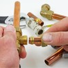 PATIKIL Brass Compression Sleeves Ferrules for 1/8 Inch OD Hose