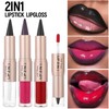 2-in-1 Double-Ended Matte Lip Liner Lipstick & Lip Gloss Duo