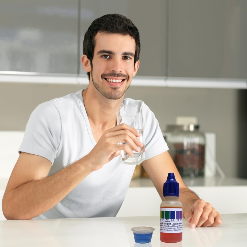 A2O Water - Made in USA, pH test liquid (BLU/150-200