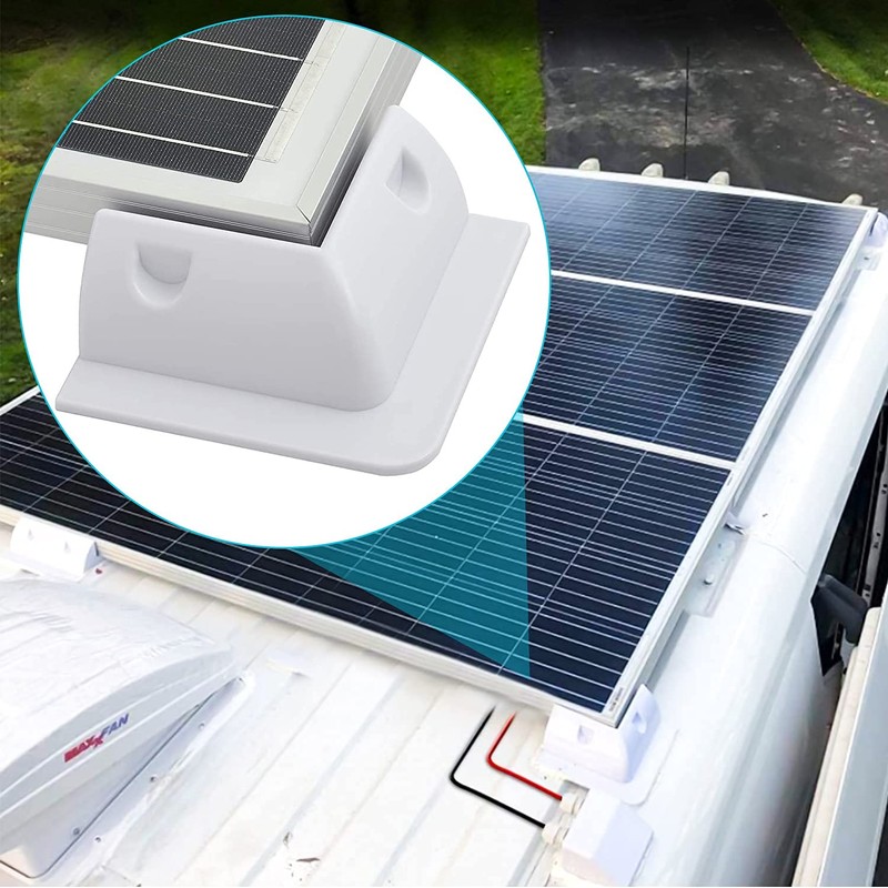 QIQN Solar Panel Mounting Brackets, Solar Panel Mounting Bracket, ABS