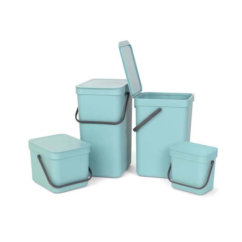 Brabantia 109720 Sort & Go Plastic Waste Bin, 58.4 x