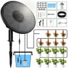 Solar Drip Irrigation System Kit, 2w Round Integrated Solar Drip