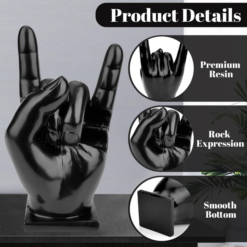 Creative Rock Hand, Drumstick Holder, Drumstick Holder Hand, Resin Rock