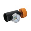 CO2 Refill Adapter Connector Valve ASA with 3000psi Pressure Gauge
