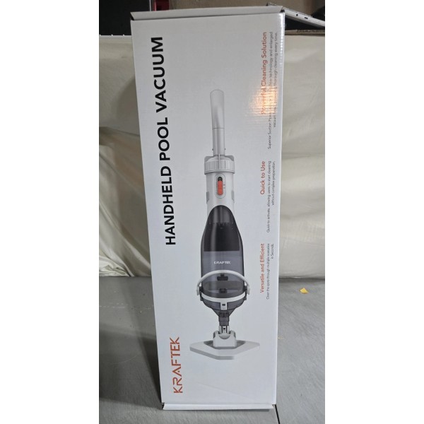 Krafttek KRAFTEK HANDHELD JACUZZI / POOL RECHARGEABLE VACUUM CLEANER NEW