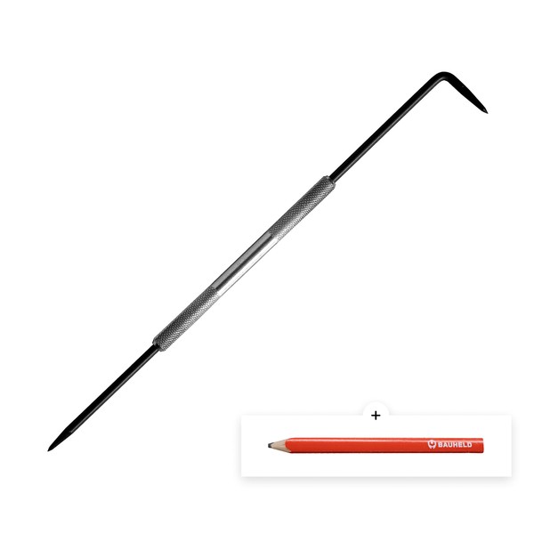 BAUHELD® Scribing Pin Metal [175 mm] – Scriber with Straight