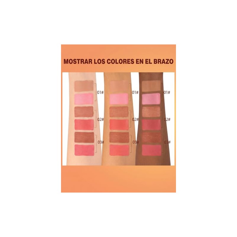 Erinde Rubor y Bronceador Cremoso Multiusos, Barra de Maquillaje 2