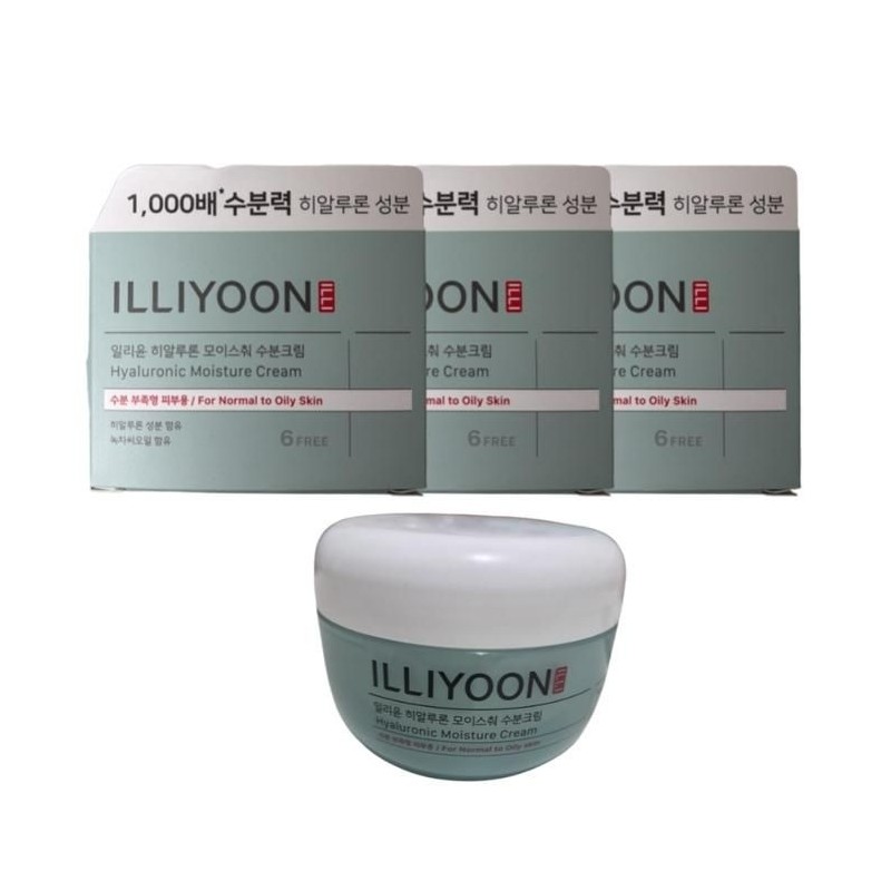 Illyyoon Illiyoon Hyaluronic Moisture Cream 100ml x 3 / 일리윤