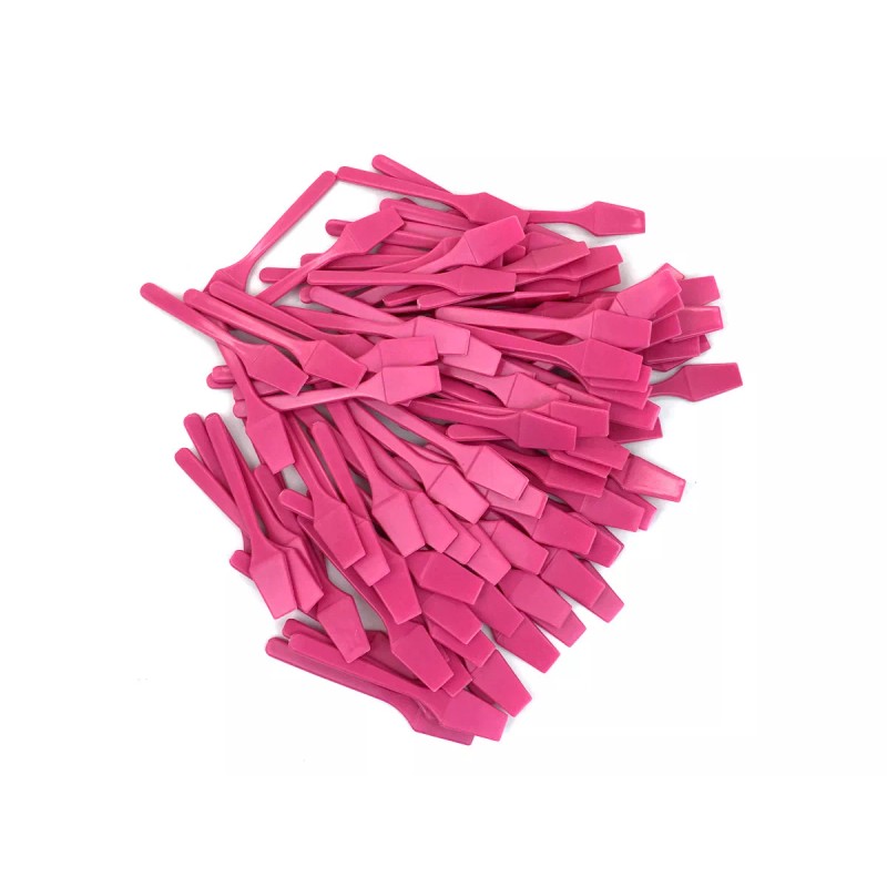 PANA 3 Packs Pana 2.5" Pink Small Plastic Makeup Cosmetic