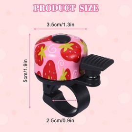 Children's Bicycle Bell Colourful Children's Bicycle Bell Funny Girls Bicycle Accessories Loud for Scooter Children, Mountain Bike, Children's Scooter