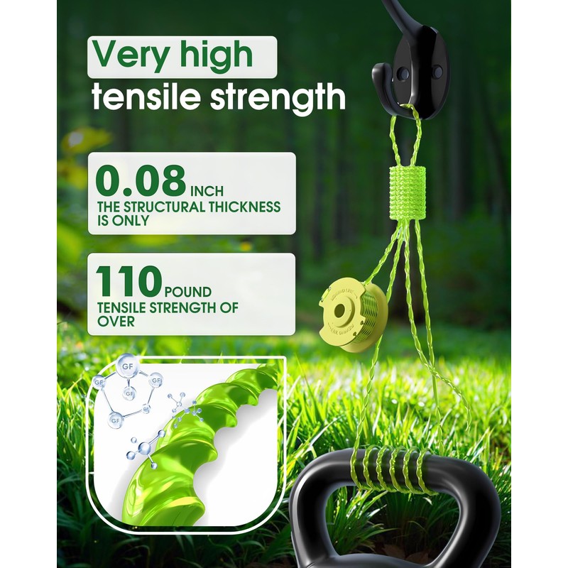 LADAMI Ryobi Strimmer Spool Strimmer Spool Line for Ryobi One