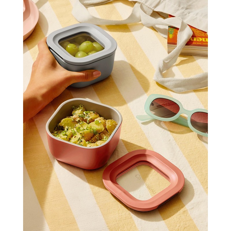 Caraway Mini Food Storage 9pc Set - Glass Storage Containers