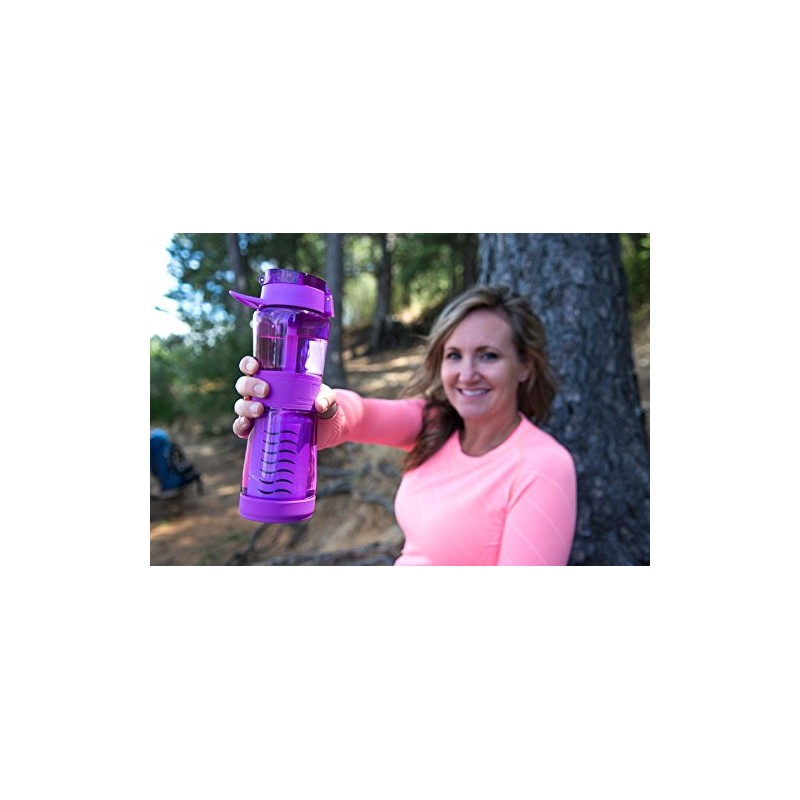 Sagan The Journey™ Water Bottle with Filter - Removes Bacteria,