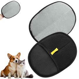 Yanlin 2 x static removal gloves, fur magnet, pet hair remover glove, dog hair cat hair glove, pet grooming gloves for pets, smooth and healthy fur, for clothes, sofas, bed sheet