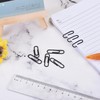 sourcing map Paper Clips Small Size 1.1 Inch Vinyl Coated