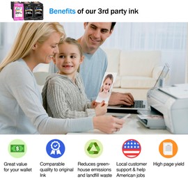 Cartlee Remanufactured Ink Cartridge Replacement for Canon PG-240XL 240 XL CL-241XL 241 XL PIXMA MX472 MX452 MG3220 MG3520 MX432 MX439 MX512 MG2120 MG3600 MX459 MG3620 MX479 (2 Black, 1 Color)