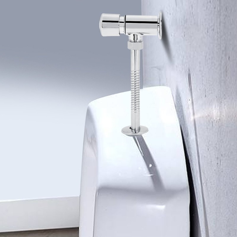 Fdit Urinal Flush Valve Toilet Urinal Flush Valve Chrome Wall