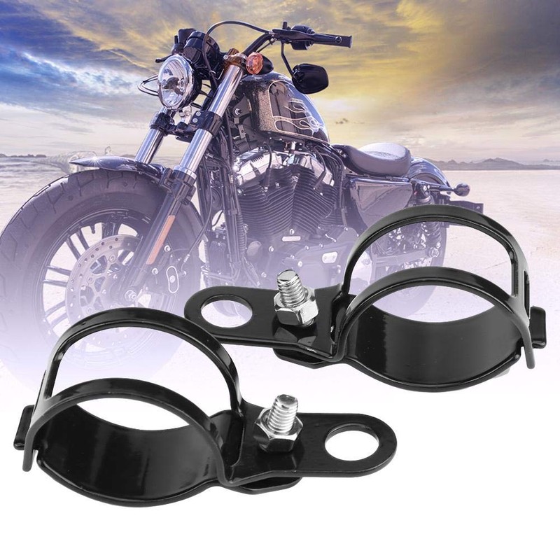 Aramox Motorcycle Turn Signal Mount for 30-45mm Front Fork Scooter
