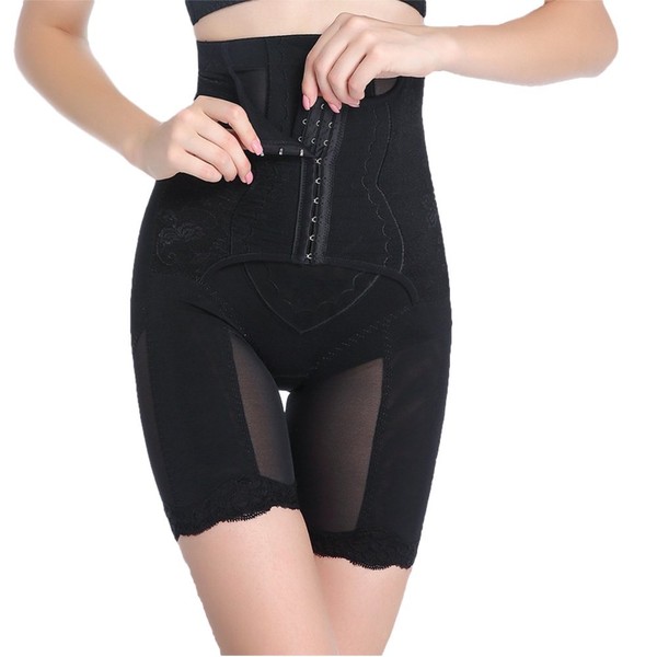 Viewing High Waist Girdle, 3 Levels of Compression, Waist Correction, Body Shaper, Shaping Up, Diet, Hip Lifting, Corrective Underwear, Postpartum Care, Black/Beige/Gray, black (long)
