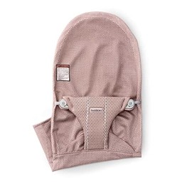 BabyBjörn Fabric Seat for Bouncer, Mesh, Dusty Pink