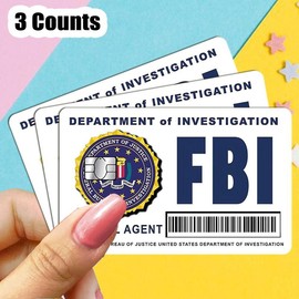FBI Badge Pattern Card Skin, Waterproof & Scratch-resistant Protective Sticker, Credit Card Card Stock, Decorative Skin for Credit Card Skin Wrap Sticker