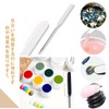 BaraRose スパチュラ メイク ステンレス鋼 化粧品ツール ファンデーション コンシーラー アイシャドウ DIY ネイル用