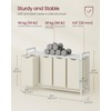 VASAGLE Laundry Hamper, Laundry Basket, Laundry Sorter with 4 Pull-Out