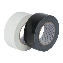 Cloth Tape, Laminated Polycoated, 50mm x 50m, Black