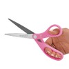Westcott 15387 - Tijeras de acero inoxidable con cinta rosa
