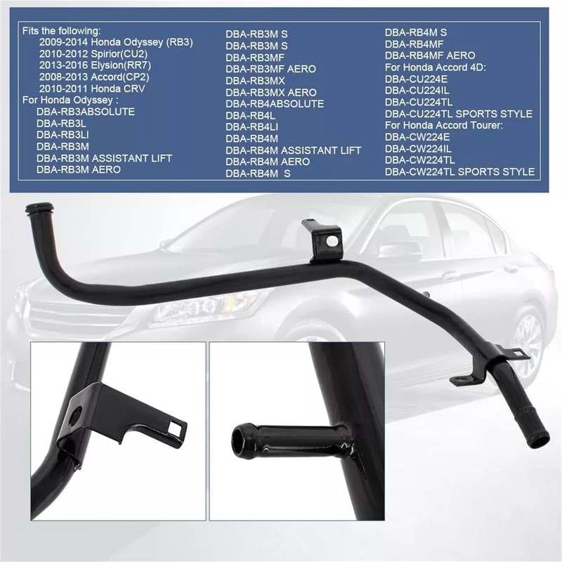 SecosAutoparts 19510R40A50 Heater Pipe Compatible with Honda Accord CRV 2010-2011