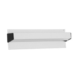 Estante para boletos montado en la pared, soporte para pedidos de cocina, soporte para recibos de menú de aleación de aluminio para restaurantes, cafeterías, bares y bares (30 cm)
