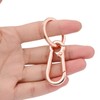 LEBATSION 6pcs Metal Keyring Key Chain Key Ring KeyChains Clip