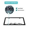 NJNYLLC Mountain License Plate Frames - Plastic Car Tag Holders