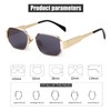 JUDOO Trendy Small Hexagon Sunglasses for Women Men, UV400 Retro