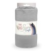 Kullaloo Supersoft Snugly, Plush Fabric, SB Pack, Minky (Silver Grey)