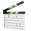 30x25CM Acrylic Movie Clapperboard Professional Director Action Clap Film Photography