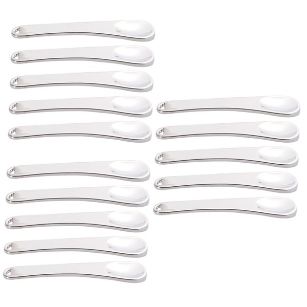 Ipetboom 3sets Metal Makeup Spatula Mini Beauty Scoop for Face