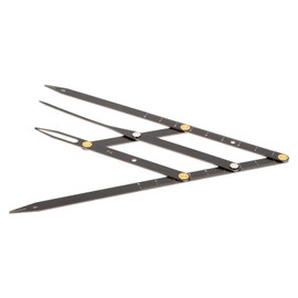 WOONEKY Stainless Steel Eyebrow Ruler Golden Ratio Tool Eyebrow Measurer Simple Design for Beauty Needs