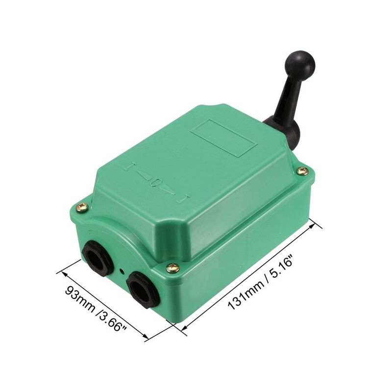 uxcell Drum Switch QS-30 3 Positon Forward/Off/Reverse Motor Control Plastic
