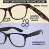 Magnifying Glasses for Reading, High Magnification One Power Magnifier Readers