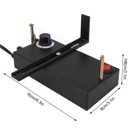 SIXRUN Hot Tape Cutting Machine, Electric Hot Cutter, Portable Temperature Control 100-600°C, ABS Material, EU Plug 220V