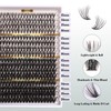 Lash Clusters 320PCS 12-20MM 30D+40D+80D+100D DIY Eyelash Extensions Kit Fluffy
