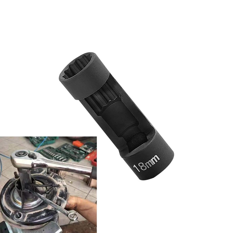 UTMALL 5 pieces Strut Nut Socket 18mm 19mm 21mm 22mm