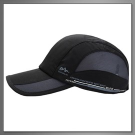 Buzz Selection CAP726 Hat, Cap, Sports, Mesh, Stylish, Running, Men's, Women's,, gray (dark gray), Free size